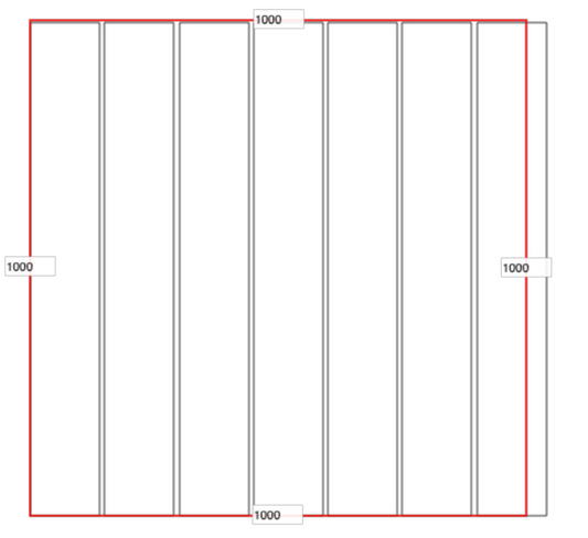 Bodendiele RE1033 140 x 20mm